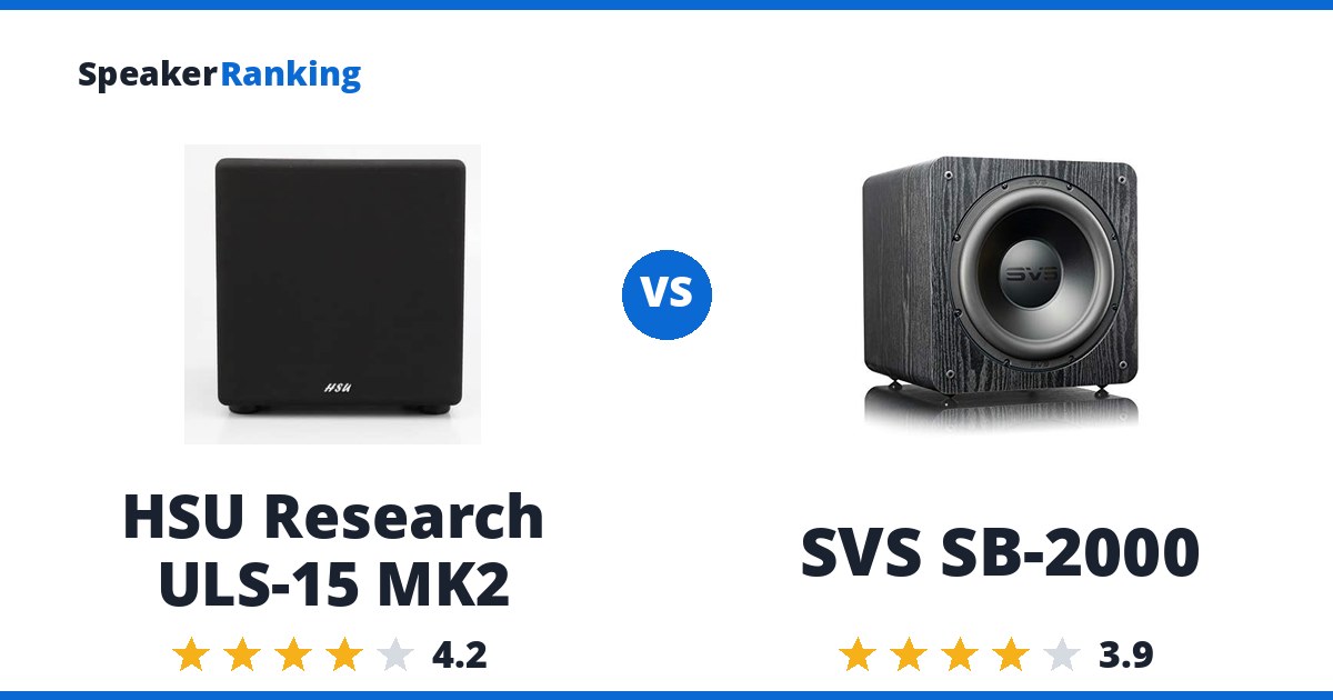 HSU Research ULS-15 MK2 vs SVS SB-2000