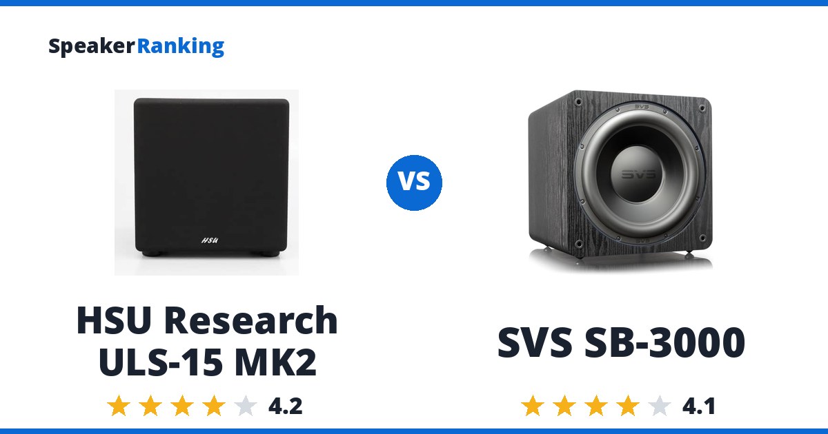 HSU Research ULS-15 MK2 vs SVS SB-3000