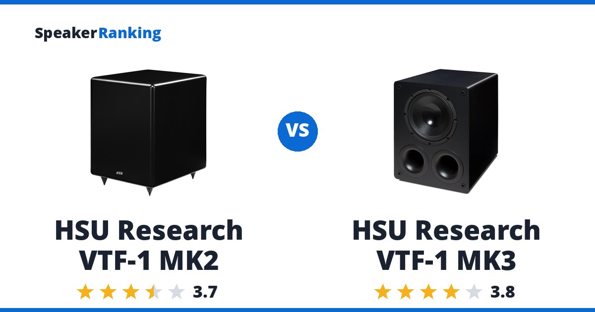 HSU Research VTF-1 MK2 vs HSU Research VTF-1 MK3