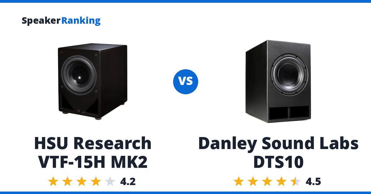 HSU Research VTF-15H MK2 vs Danley Sound Labs DTS10