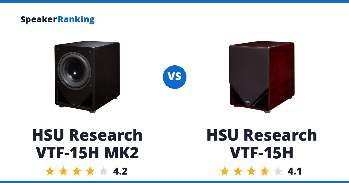HSU Research VTF-15H MK2 vs HSU Research VTF-15H