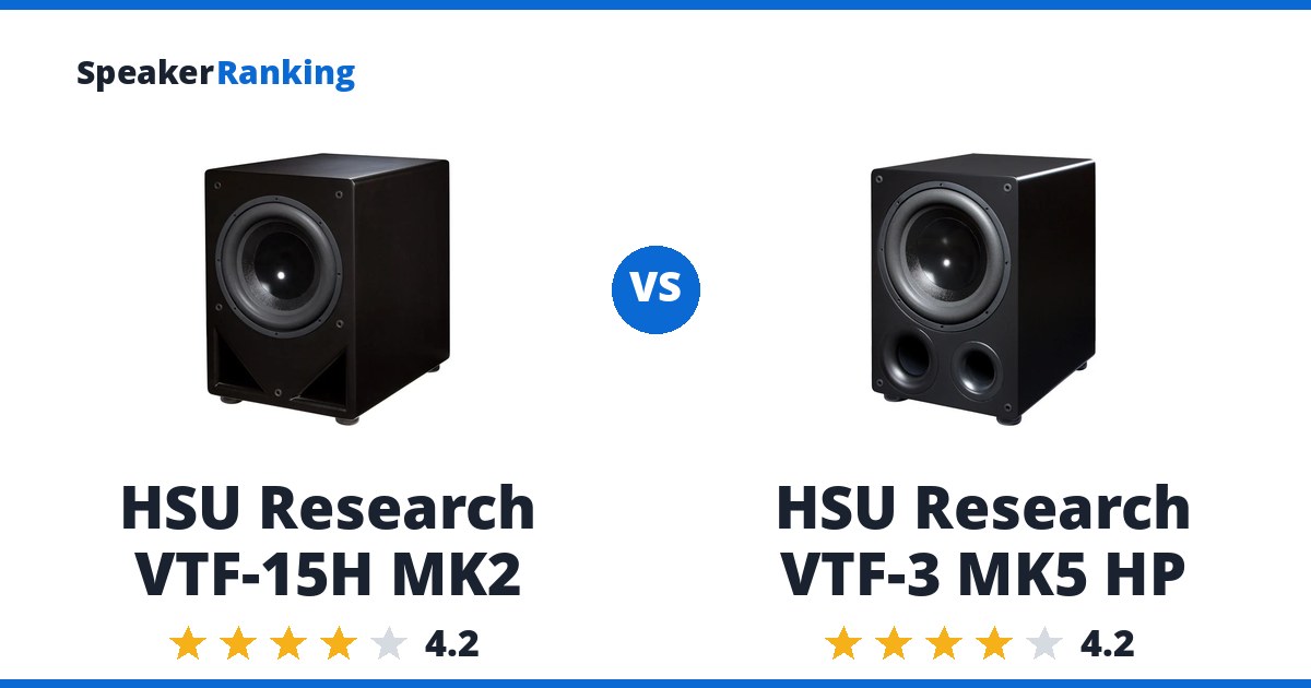 HSU Research VTF-15H MK2 vs HSU Research VTF-3 MK5 HP