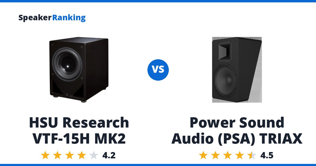 HSU Research VTF-15H MK2 vs Power Sound Audio (PSA) TRIAX