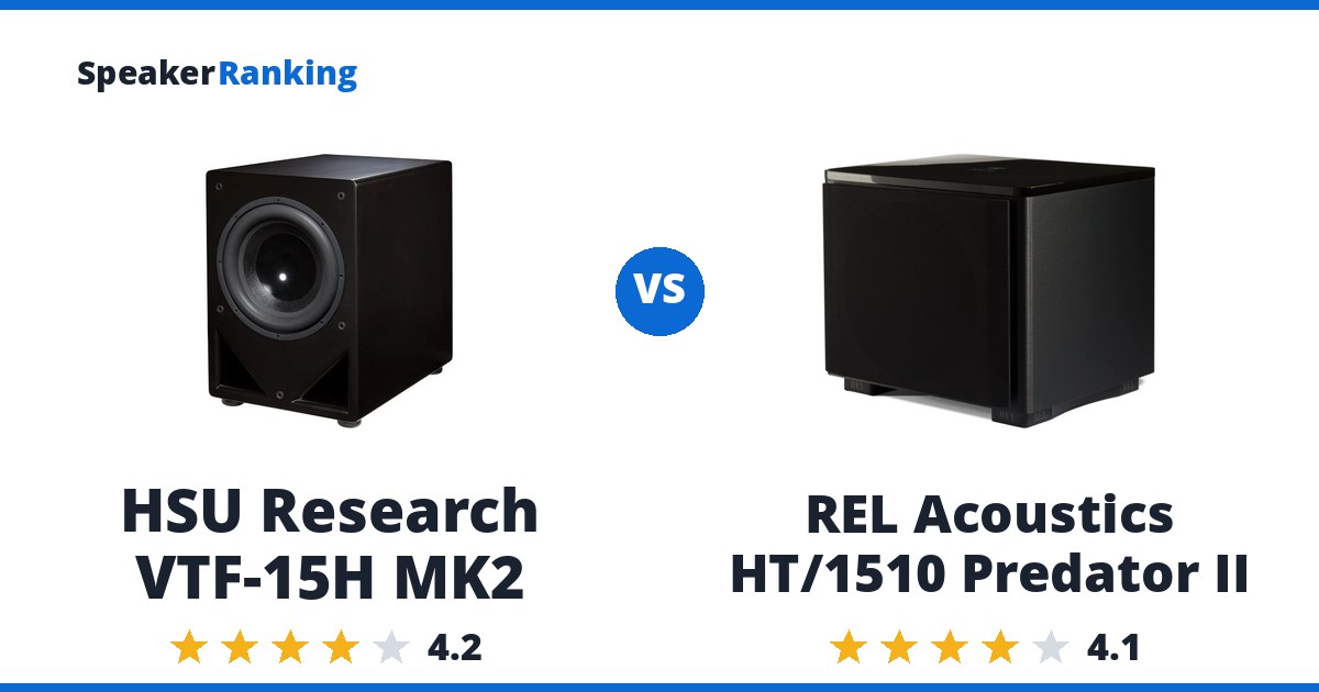HSU Research VTF-15H MK2 vs REL Acoustics HT/1510 Predator II