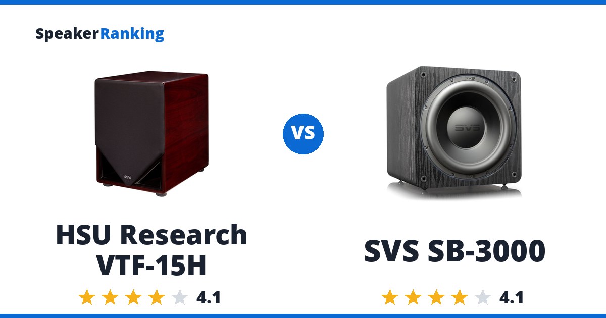 HSU Research VTF-15H vs SVS SB-3000