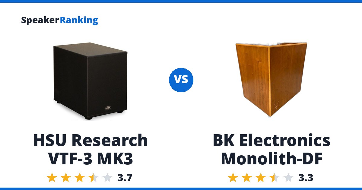 HSU Research VTF-3 MK3 vs BK Electronics Monolith-DF