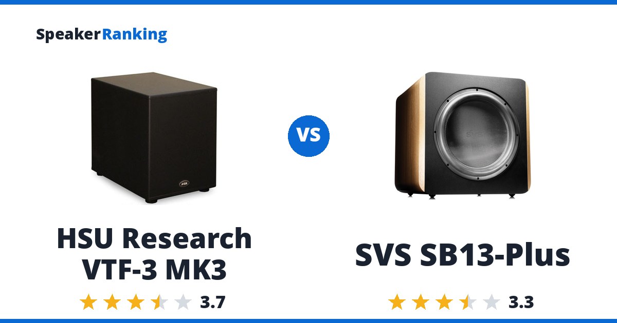 HSU Research VTF-3 MK3 vs SVS SB13-Plus