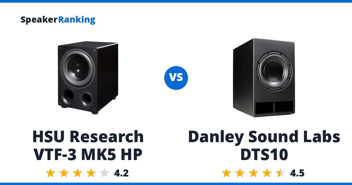 HSU Research VTF-3 MK5 HP vs Danley Sound Labs DTS10