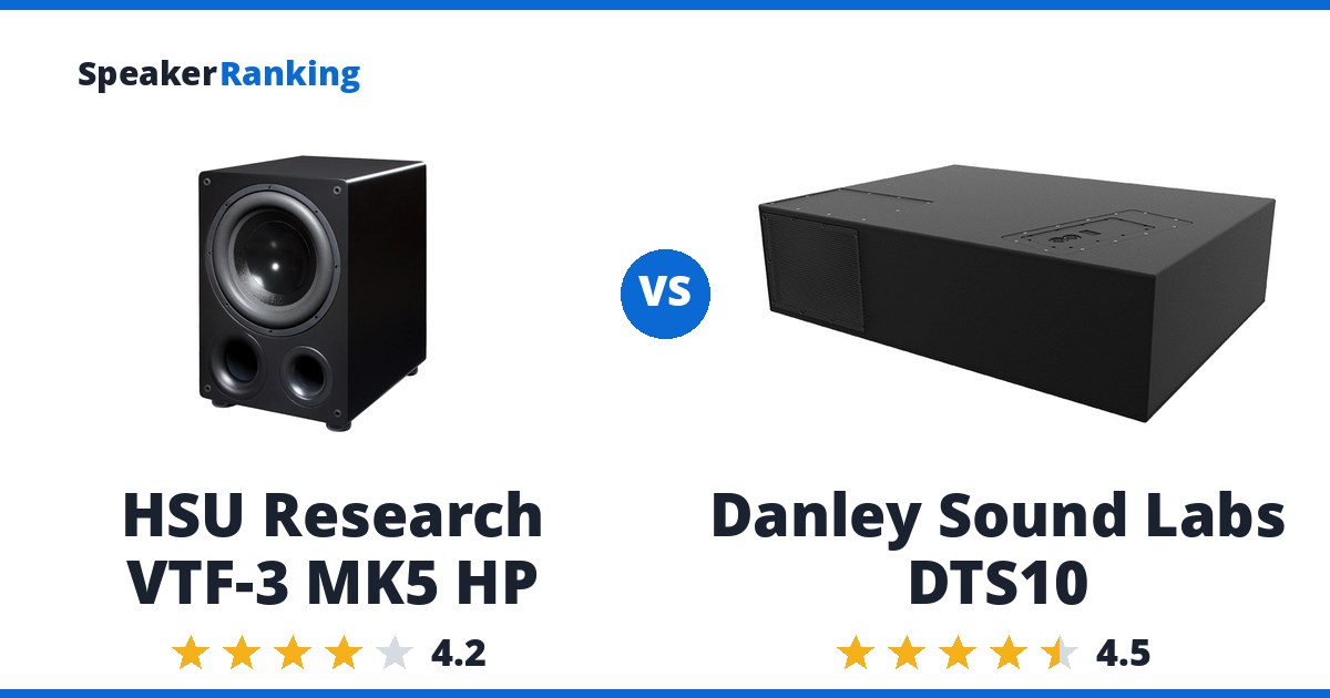 HSU Research VTF-3 MK5 HP vs Danley Sound Labs DTS10