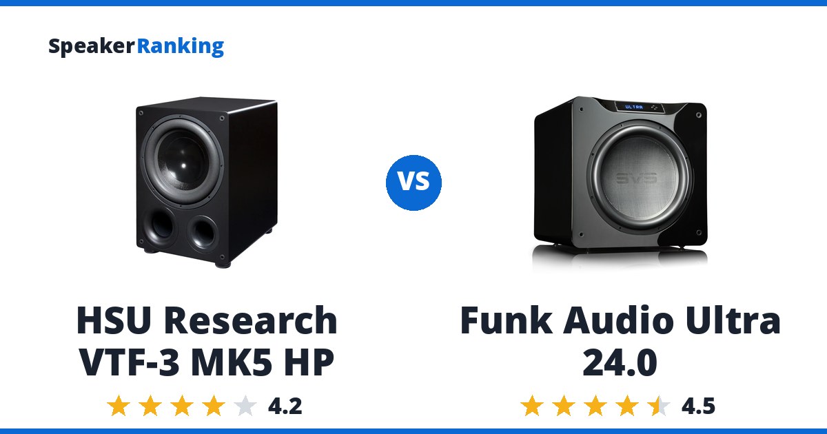 HSU Research VTF-3 MK5 HP vs Funk Audio Ultra 24.0