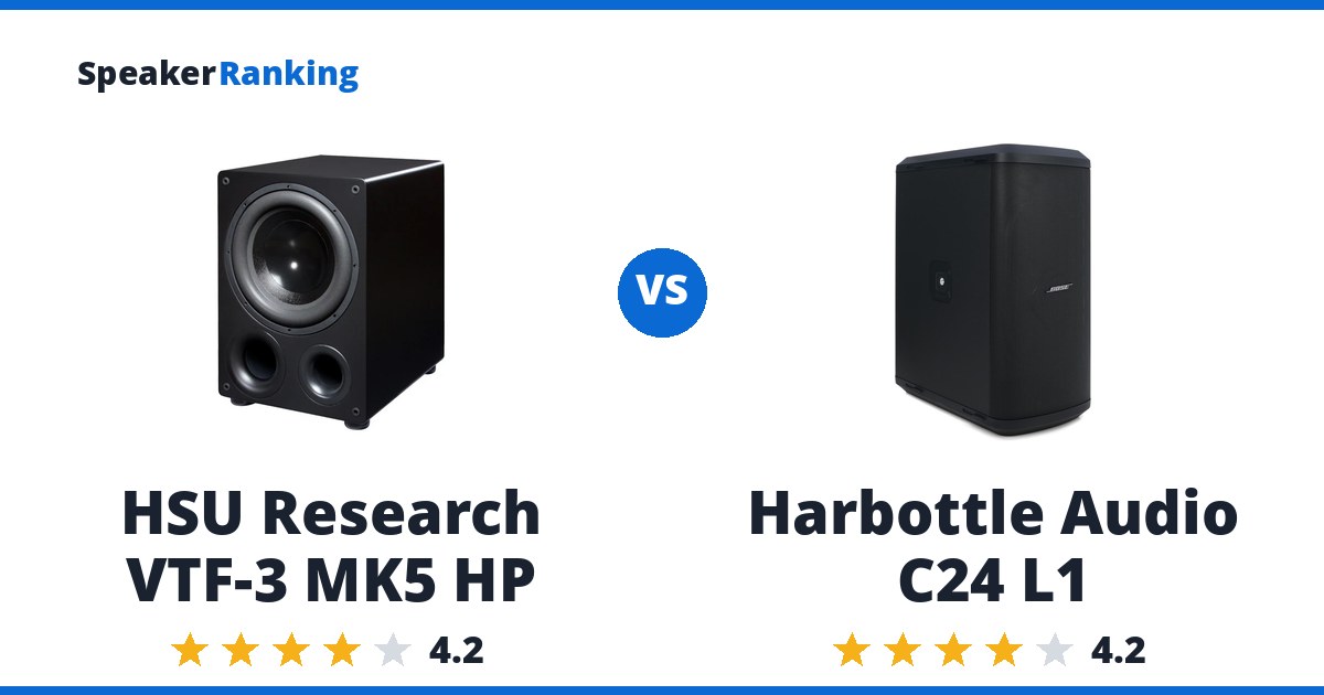 HSU Research VTF-3 MK5 HP vs Harbottle Audio C24 L1