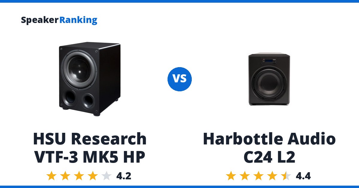 HSU Research VTF-3 MK5 HP vs Harbottle Audio C24 L2