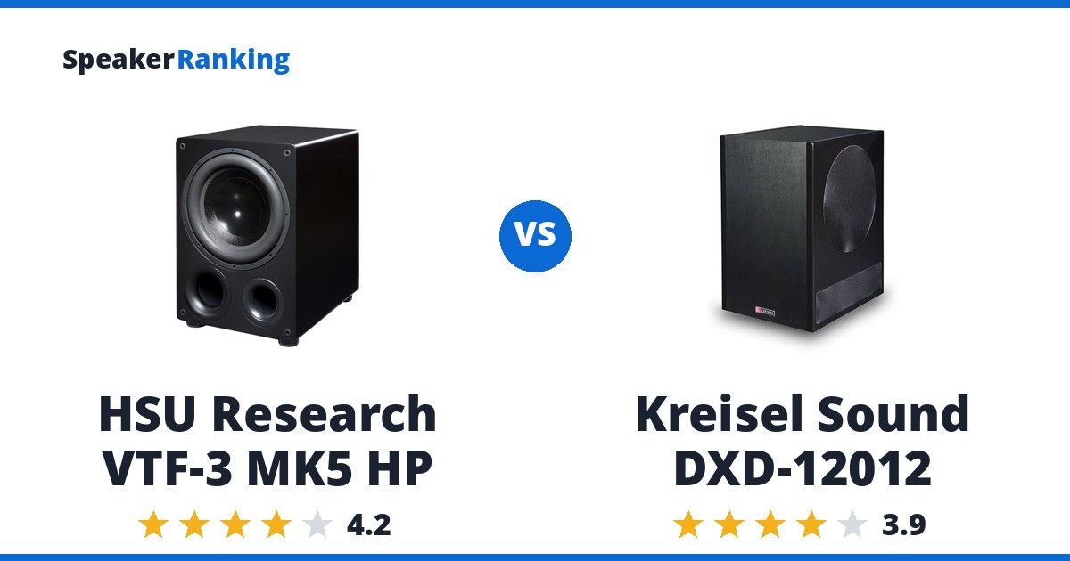 HSU Research VTF-3 MK5 HP vs Kreisel Sound DXD-12012
