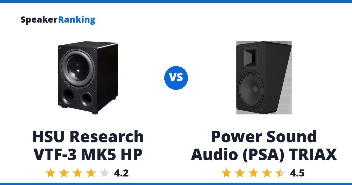 HSU Research VTF-3 MK5 HP vs Power Sound Audio (PSA) TRIAX