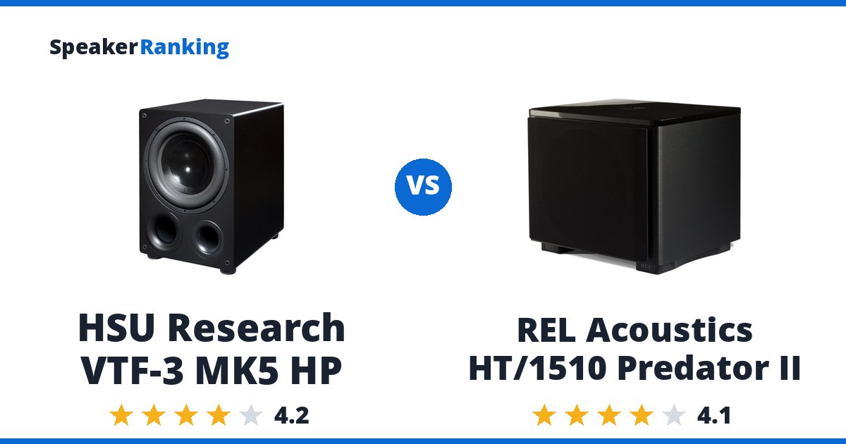 HSU Research VTF-3 MK5 HP vs REL Acoustics HT/1510 Predator II