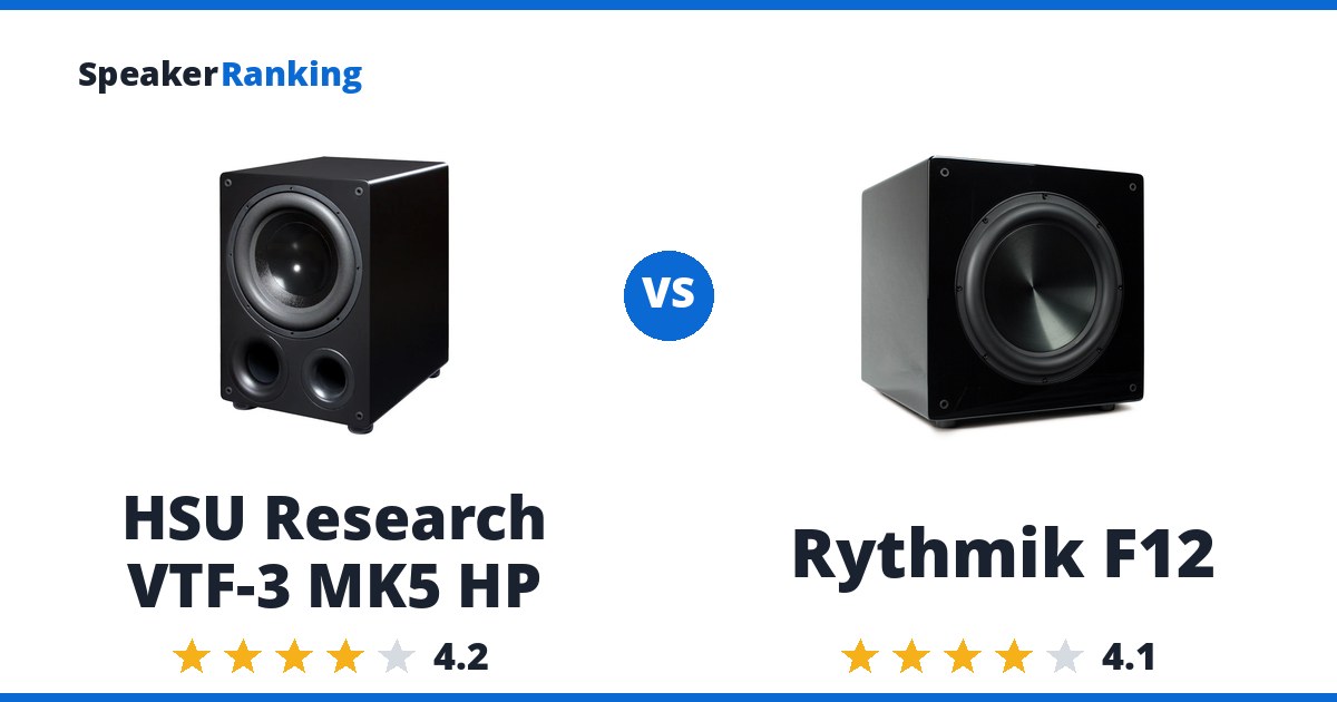 HSU Research VTF-3 MK5 HP vs Rythmik F12