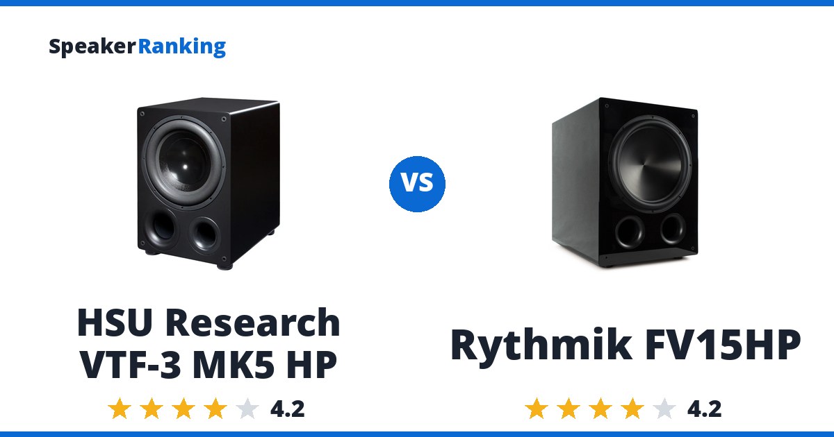 HSU Research VTF-3 MK5 HP vs Rythmik FV15HP