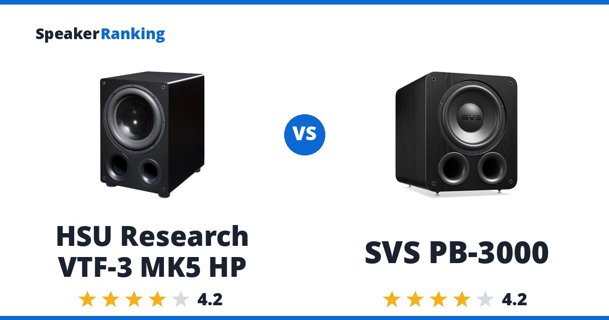 HSU Research VTF-3 MK5 HP vs SVS PB-3000