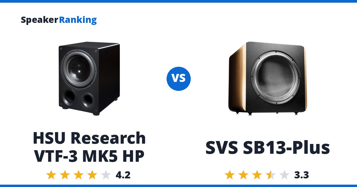HSU Research VTF-3 MK5 HP vs SVS SB13-Plus