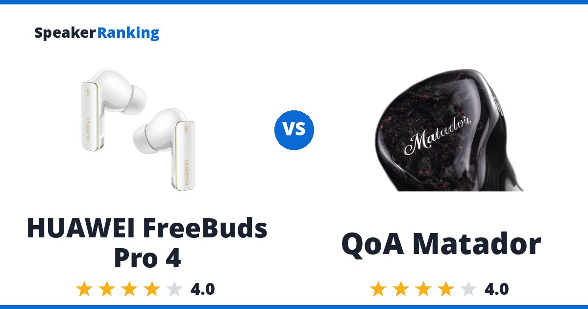 HUAWEI FreeBuds Pro 4 vs QoA Matador