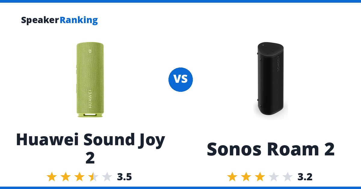 Huawei Sound Joy 2 vs Sonos Roam 2