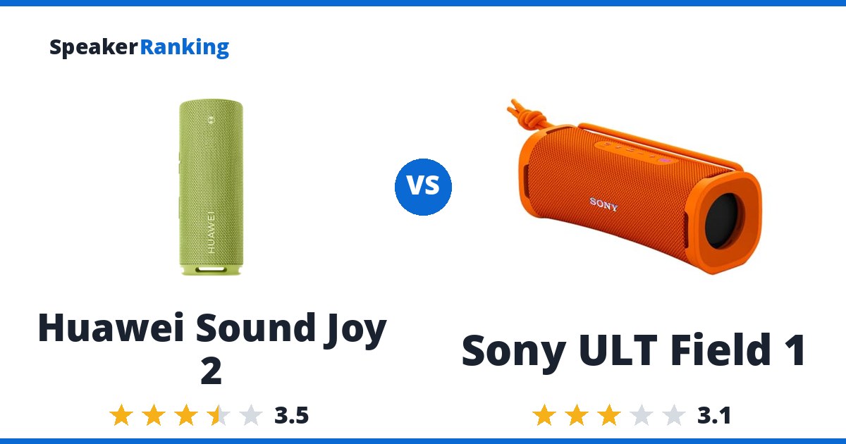 Huawei Sound Joy 2 vs Sony ULT Field 1