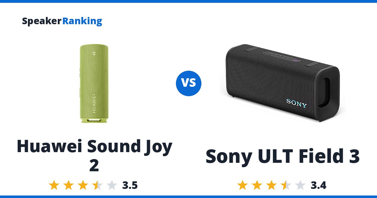 Huawei Sound Joy 2 vs Sony ULT Field 3