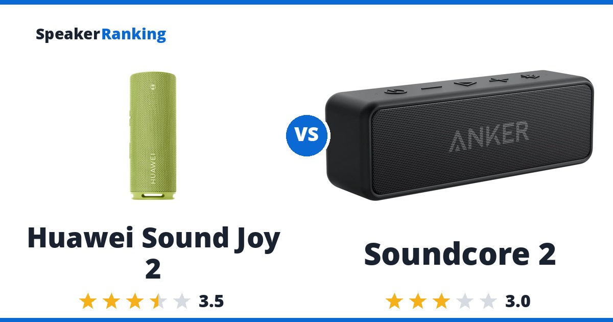 Huawei Sound Joy 2 vs Soundcore 2