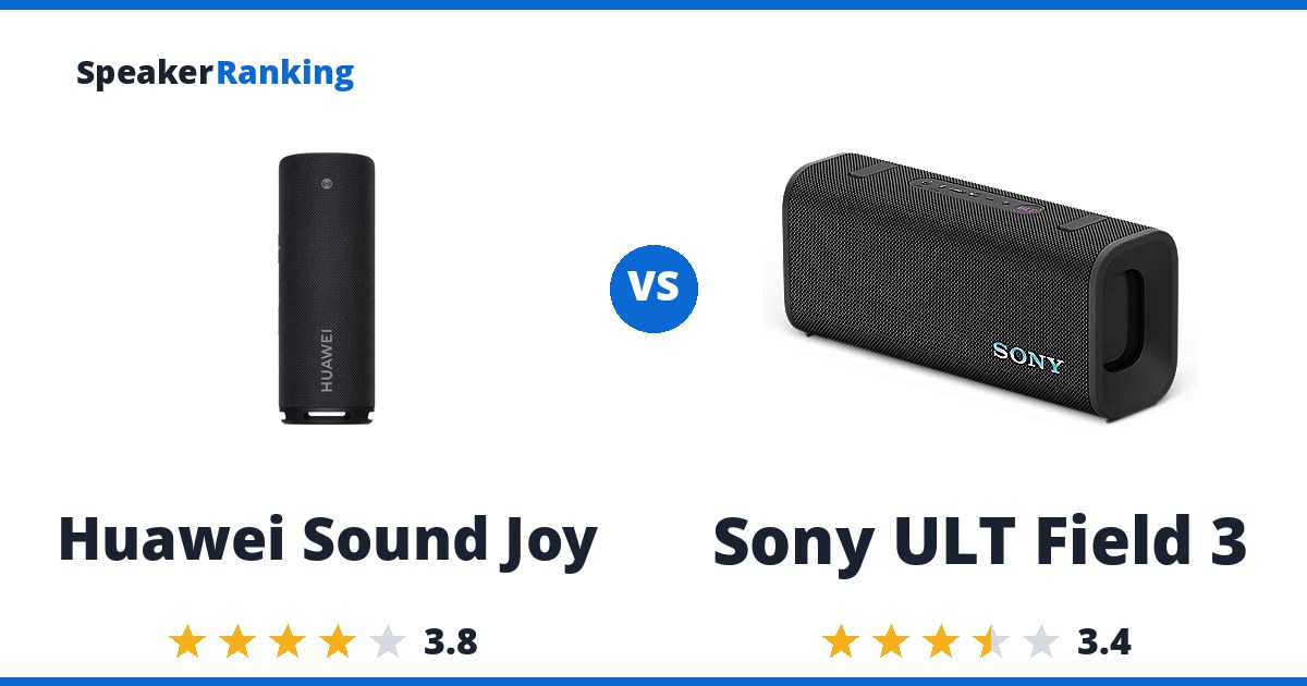 Huawei Sound Joy vs Sony ULT Field 3