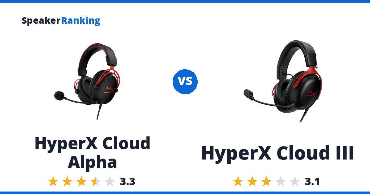 HyperX Cloud Alpha vs HyperX Cloud III
