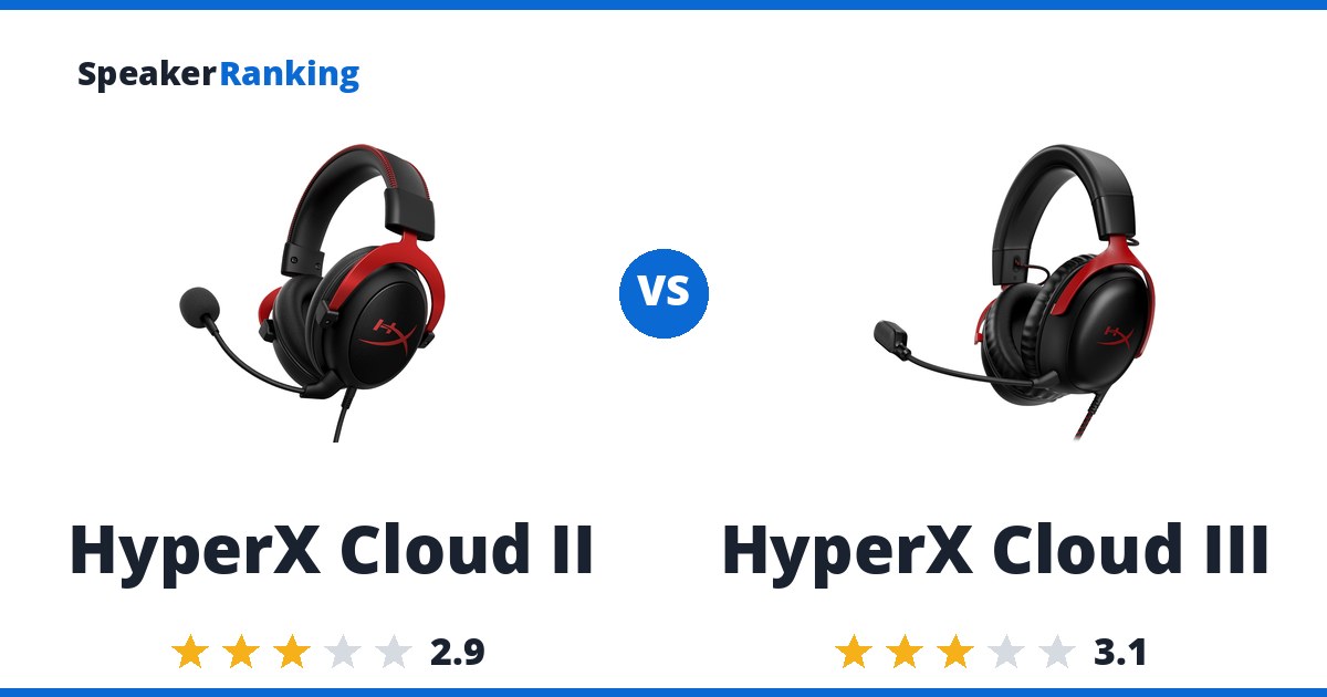 HyperX Cloud II vs HyperX Cloud III
