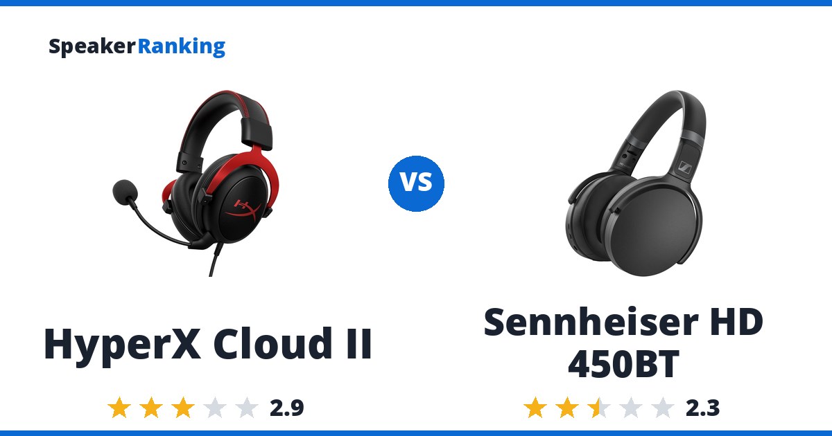 HyperX Cloud II vs Sennheiser HD 450BT