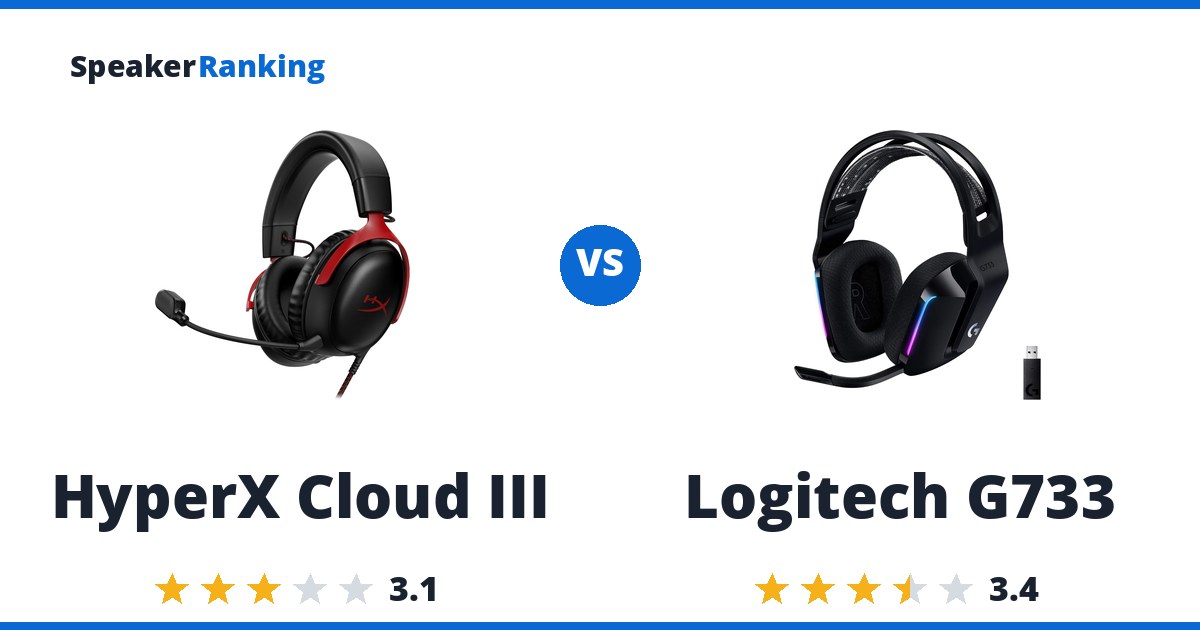 HyperX Cloud III vs Logitech G733