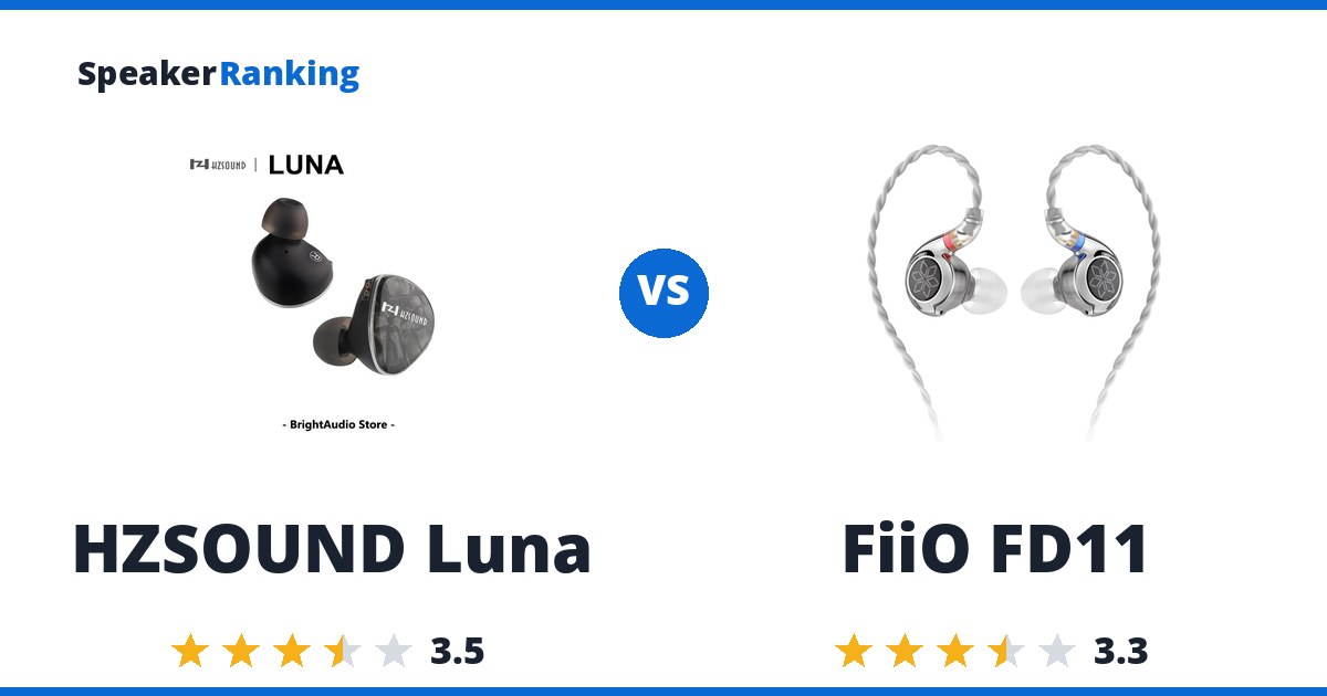 HZSOUND Luna vs FiiO FD11