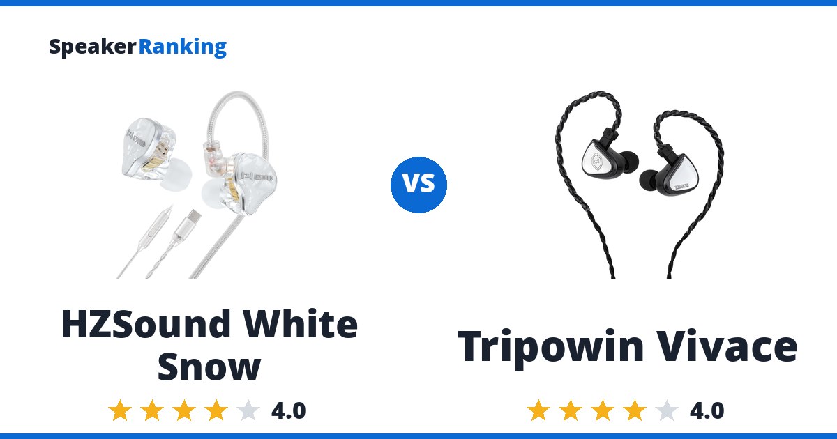 HZSound White Snow vs Tripowin Vivace