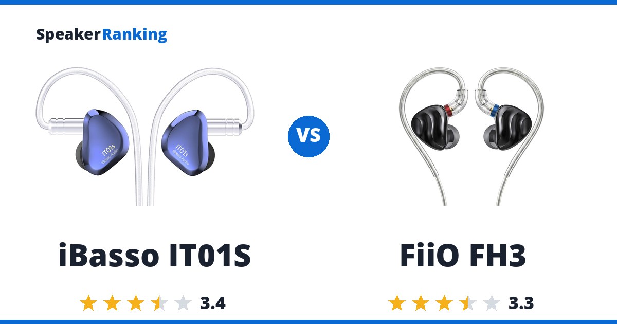 iBasso IT01S vs FiiO FH3