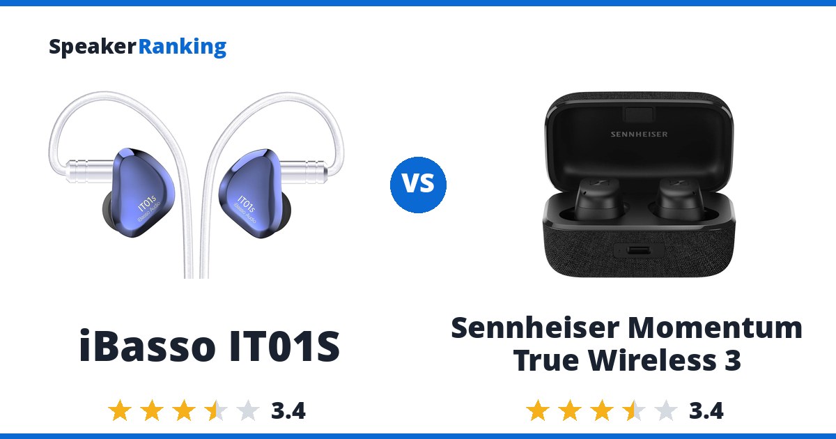 iBasso IT01S vs Sennheiser Momentum True Wireless 3