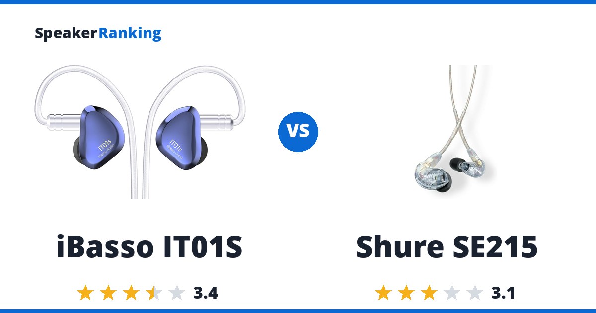 iBasso IT01S vs Shure SE215