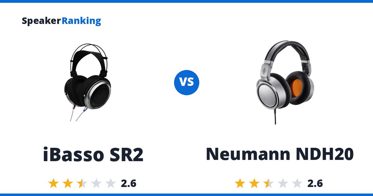 iBasso SR2 vs Neumann NDH20
