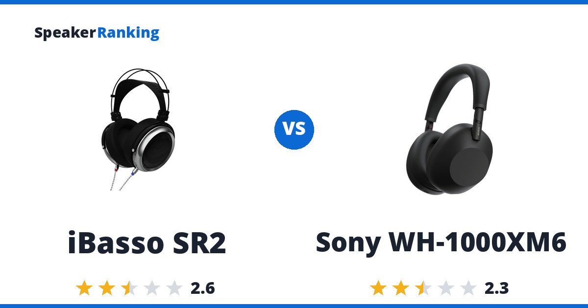 iBasso SR2 vs Sony WH-1000XM6