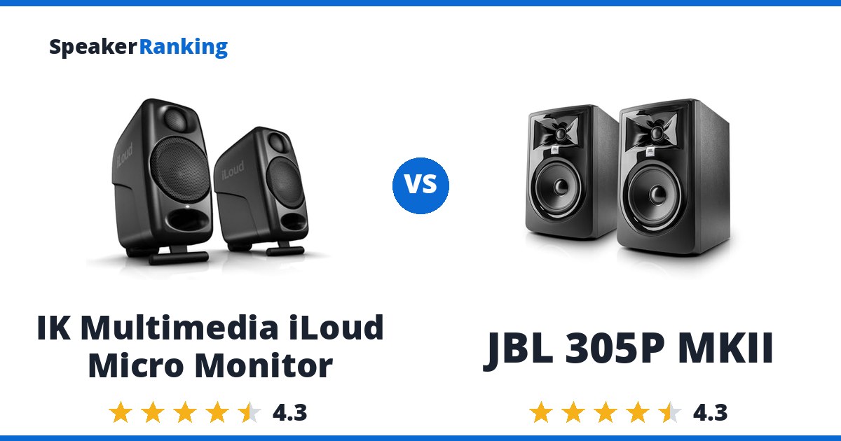 IK Multimedia iLoud Micro Monitor vs JBL 305P MKII