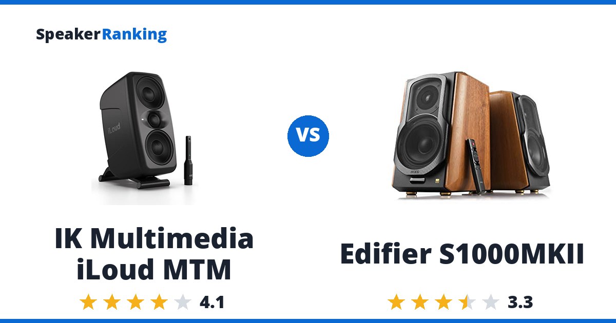 IK Multimedia iLoud MTM vs Edifier S1000MKII