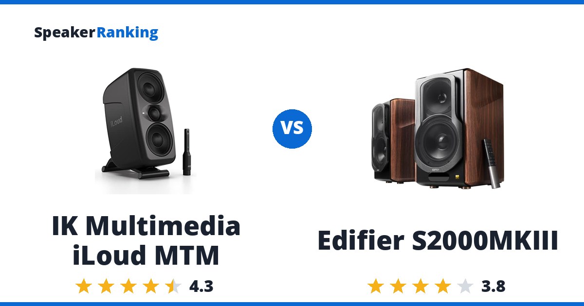 IK Multimedia iLoud MTM vs Edifier S2000MKIII