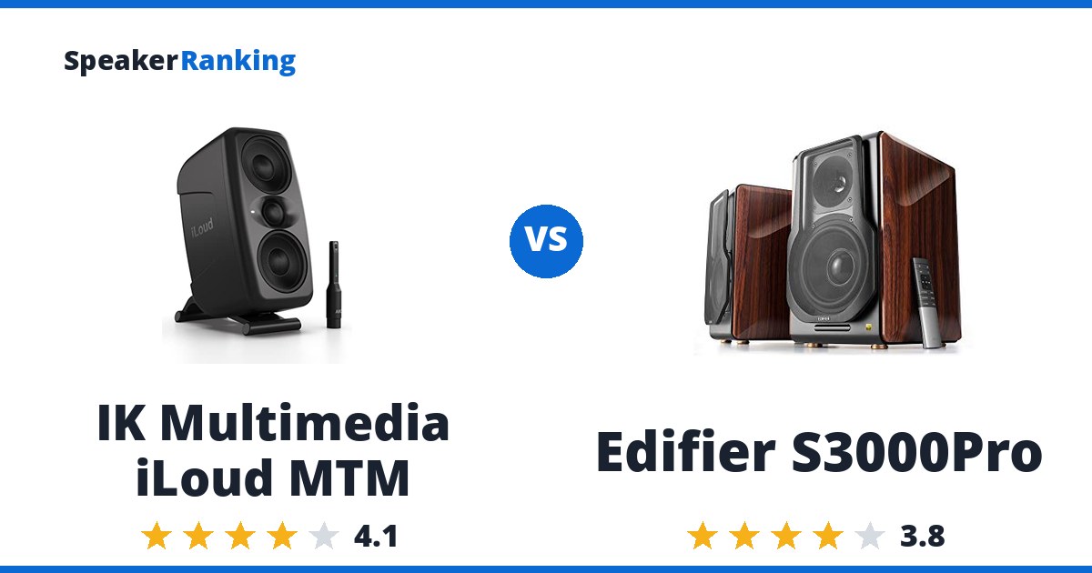 IK Multimedia iLoud MTM vs Edifier S3000Pro