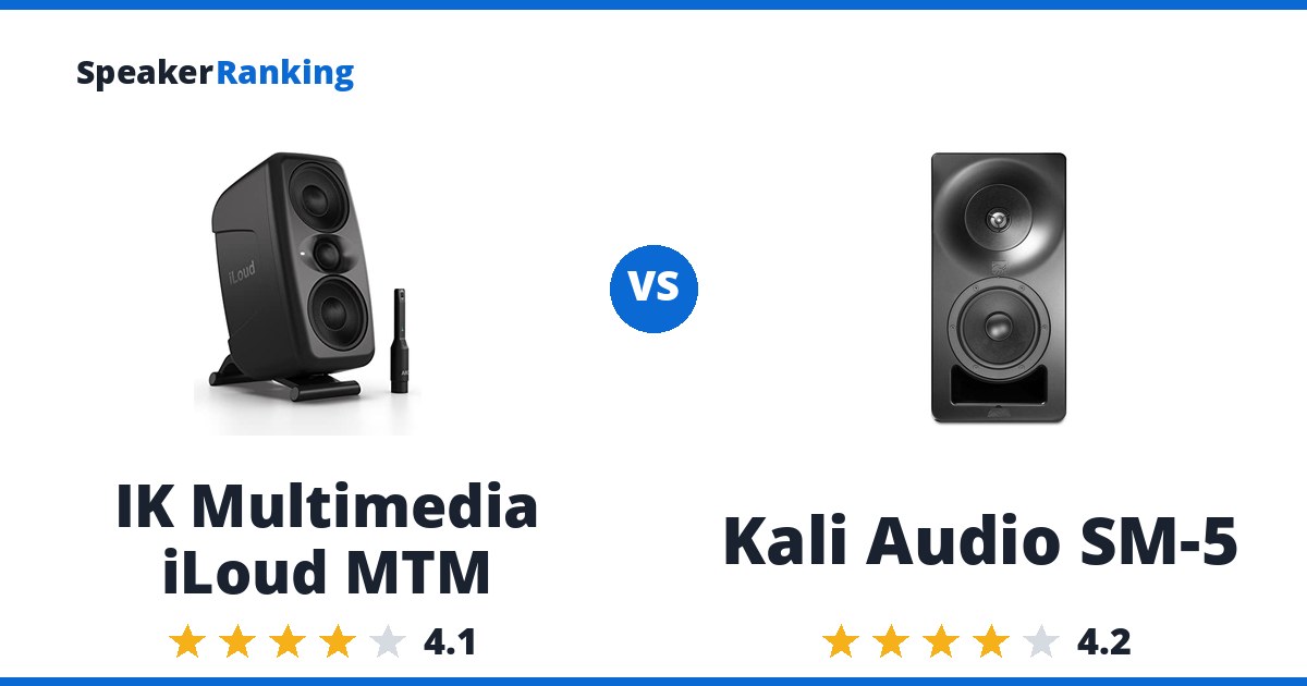 IK Multimedia iLoud MTM vs Kali Audio SM-5