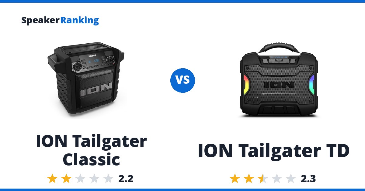 ION Tailgater Classic vs ION Tailgater TD