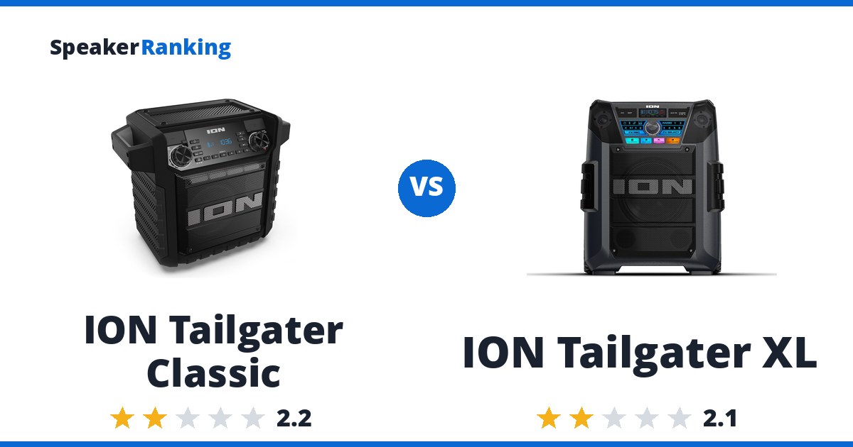 ION Tailgater Classic vs ION Tailgater XL