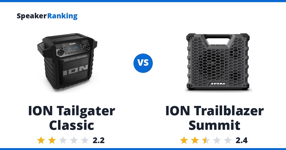 ION Tailgater Classic vs ION Trailblazer Summit