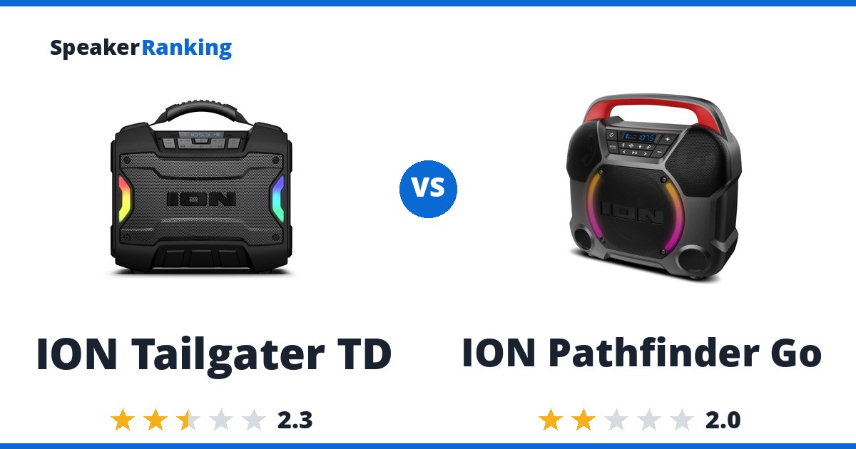 ION Tailgater TD vs ION Pathfinder Go
