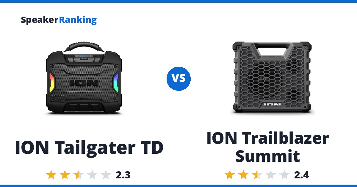 ION Tailgater TD vs ION Trailblazer Summit